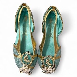 Disney Store Aladdin Princess Jasmine Dress Up Shoes US Girls Size 13/1